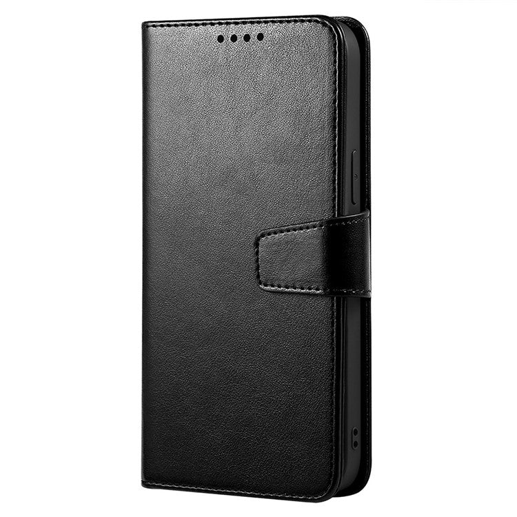 For Google Pixel 8a Case Stand Card Holder Wallet Leather Phone Cover - Black