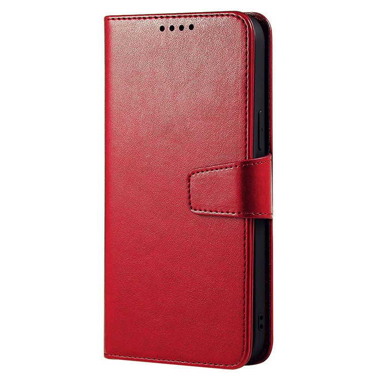 For Google Pixel 8a Case Stand Card Holder Wallet Leather Phone Cover - Red