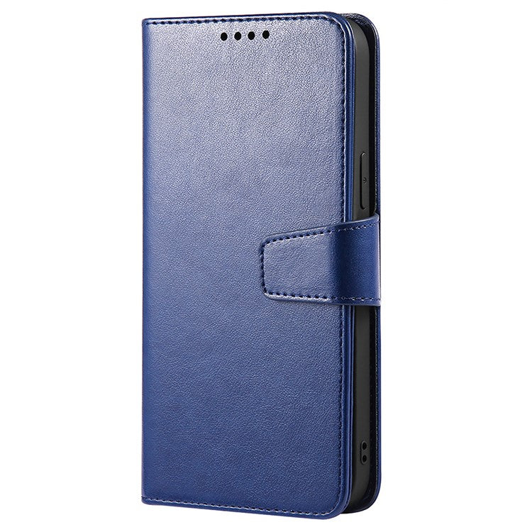 For Motorola Edge 50 Neo 5G / Moto S50 5G Case Stand Card Holder Wallet Leather Phone Cover - Blue