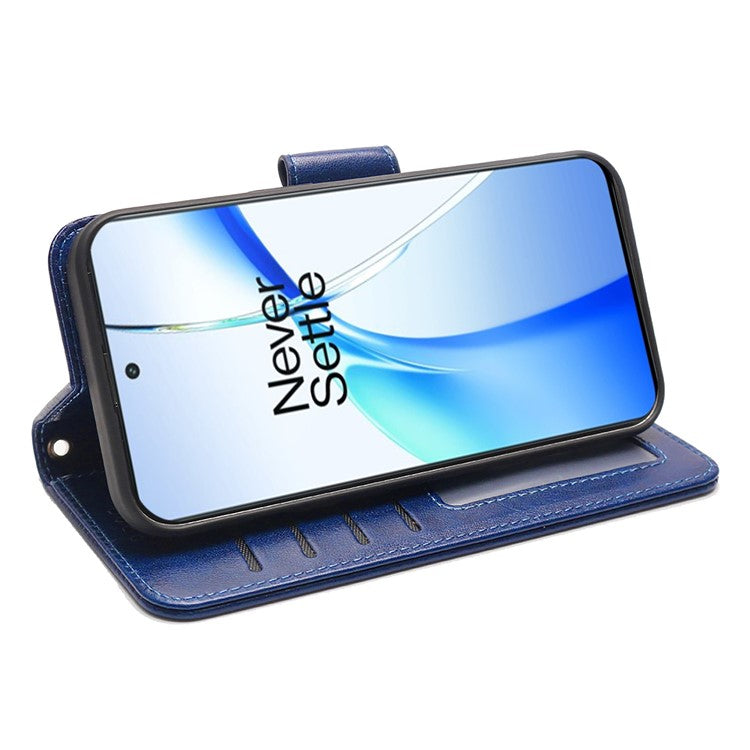 For OnePlus Nord CE4 5G Case Stand Card Holder Wallet Leather Phone Cover - Blue