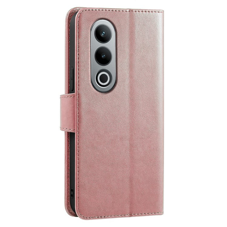 For OnePlus Nord CE4 5G Case Stand Card Holder Wallet Leather Phone Cover - Rose Gold