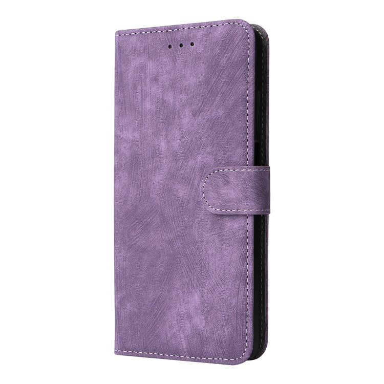 For Motorola Moto G05 4G / E15 4G Wallet Case RFID Blocking PU Leather Cover Stand View - Purple