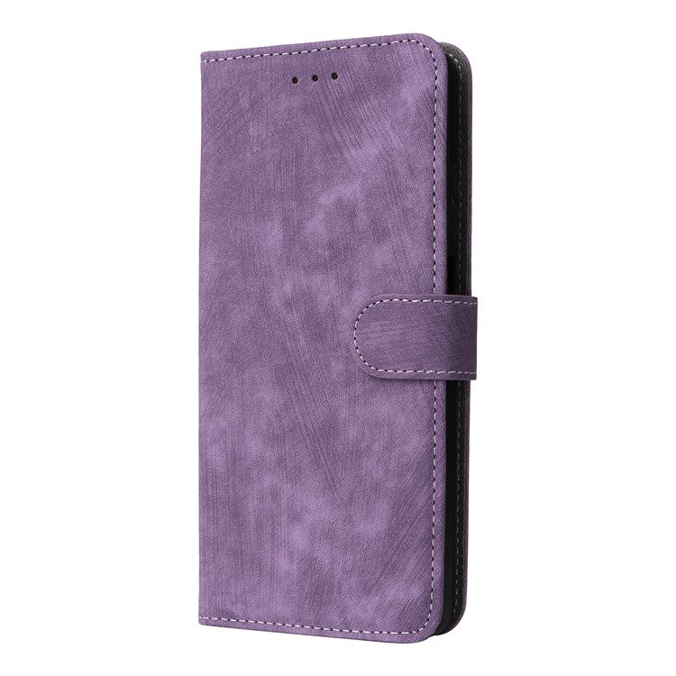 For Motorola Moto G15 Power 4G / G15 4G Wallet Case RFID Blocking PU Leather Cover Stand View - Purple