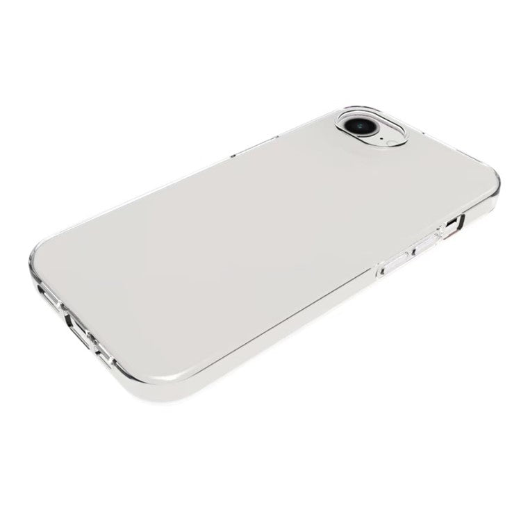For iPhone 16e Case Anti-Fingerprint Crystal Clear TPU Phone Cover