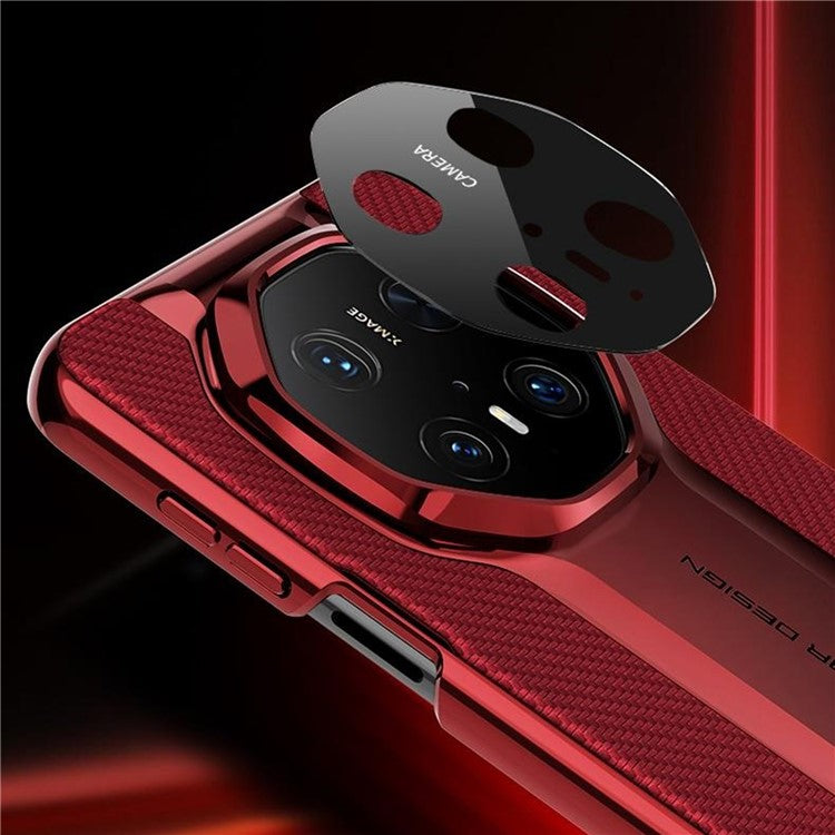 GKK Magnetic Phone Case For Huawei Mate 70 RS Ultimate / Mate 70 Pro / Mate 70 Pro+ PU Leather + PC Back Cover - Red