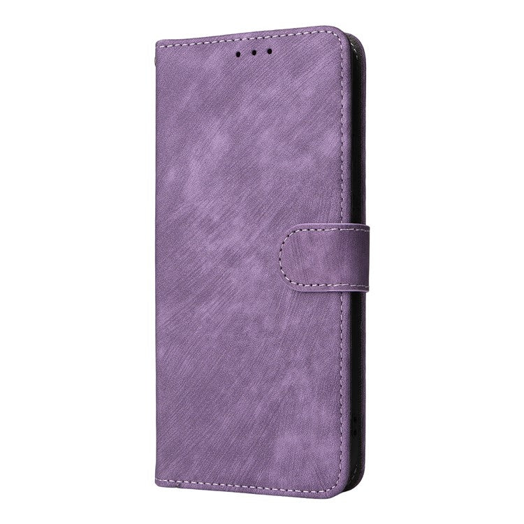 For Oppo Reno13 5G (Global) Wallet Case RFID Blocking PU Leather Cover Stand View - Purple