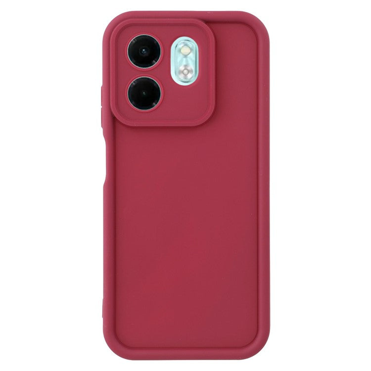 For Infinix Smart 9 4G / Hot 50i 4G Case Grooved Design TPU Anti Slip Phone Cover - Red