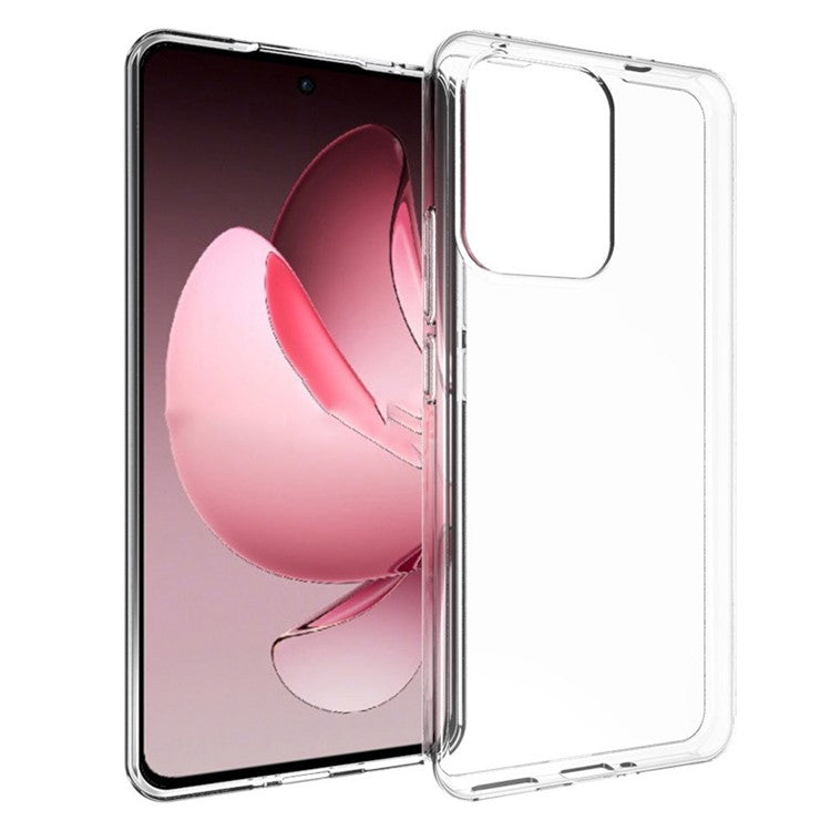 For Oppo Reno13 F 5G Clear Phone Case Watermark-Resistant TPU Back Cover