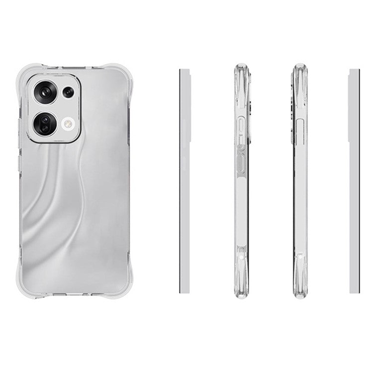 For Oppo Reno13 5G (Global) TPU Phone Case Non Slip Transparent Mobile Phone Cover