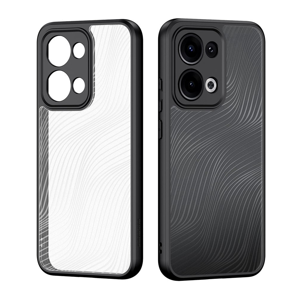 For Oppo Reno13 5G (Global) Case DUX DUCIS Aimo Series TPU+PC Matte Drop-proof Phone Cover (REACH Certification) - Black