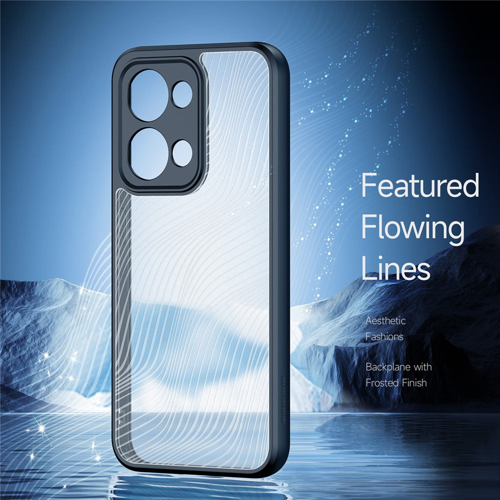 For Oppo Reno13 5G (Global) Case DUX DUCIS Aimo Series TPU+PC Matte Drop-proof Phone Cover (REACH Certification) - Black