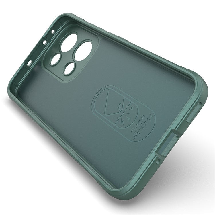 For Oppo Reno13 5G (Global) Case Anti-Drop Soft TPU Rugged Phone Back Cover - Green