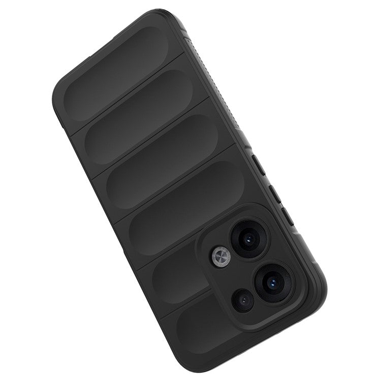 For Oppo Reno13 5G (Global) Case Anti-Drop Soft TPU Rugged Phone Back Cover - White