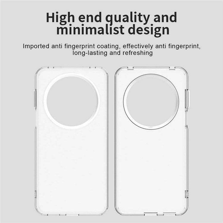 For Huawei Mate 70 Pro / 70 Pro+ Case PC+TPU+PET Matte Anti-Drop Phone Back Cover - White