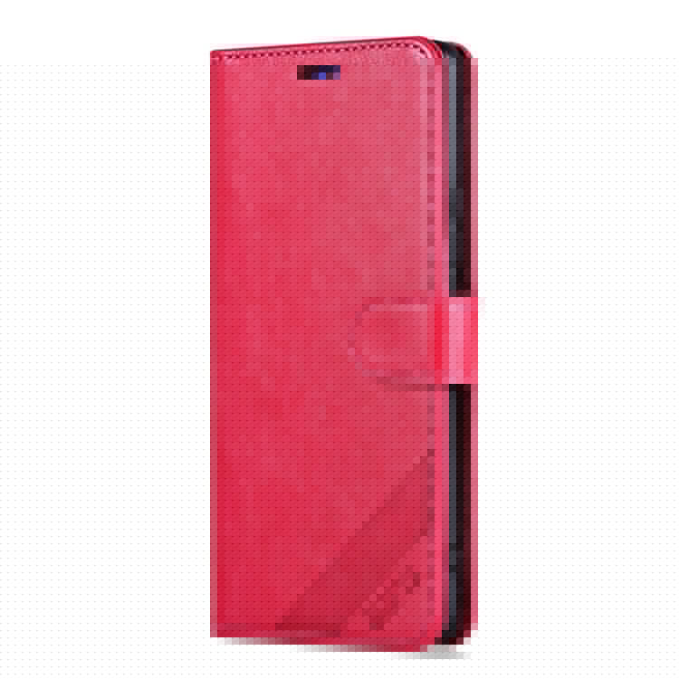 AZNS For Oppo Reno13 Pro 5G Case Anti-Scratch PU Leather Stand Wallet Phone Cover - Red