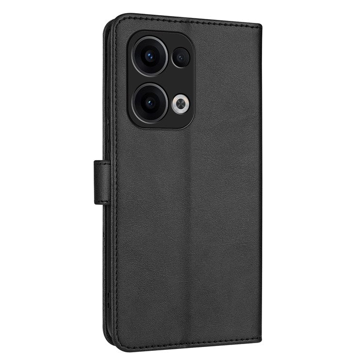 AZNS For Oppo Reno13 5G (Global) Case PU Leather Wallet Phone Cover - Black