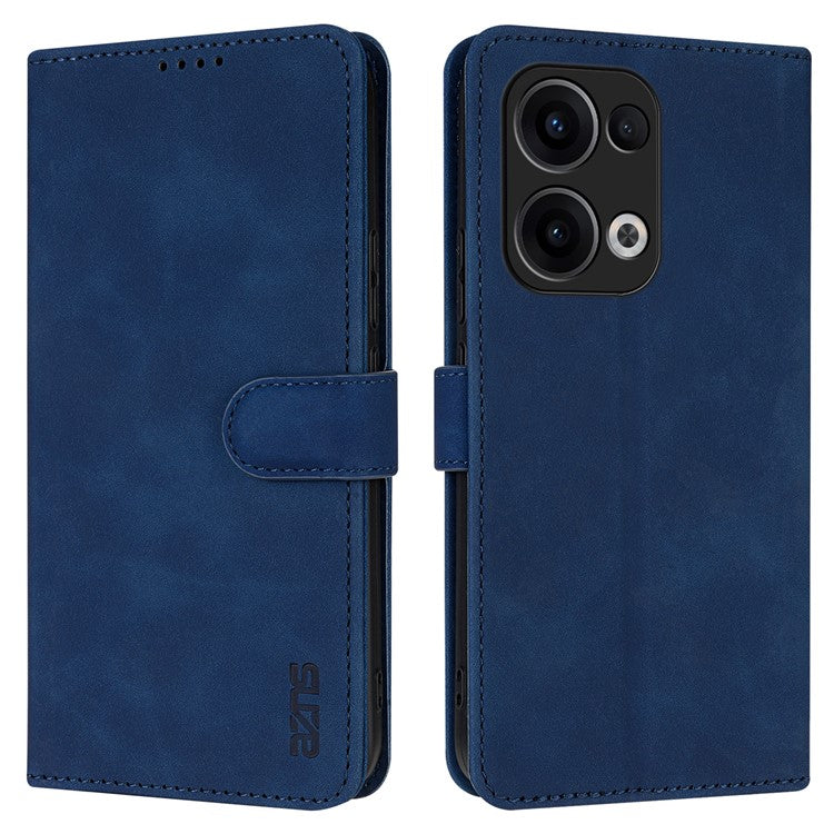 AZNS For Oppo Reno13 5G (Global) Case PU Leather Wallet Phone Cover - Blue