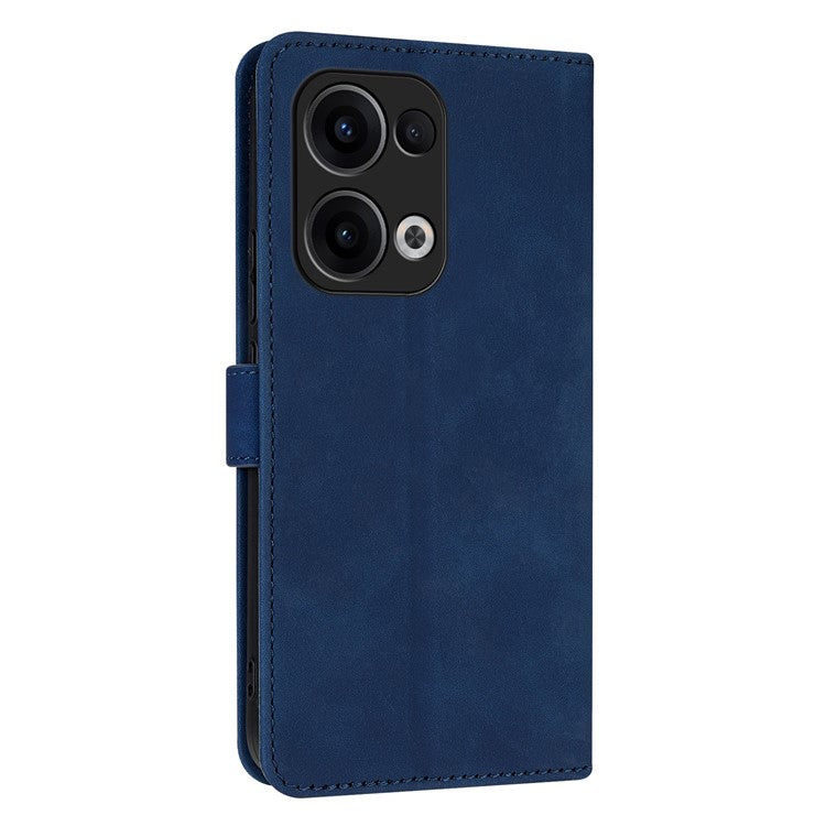 AZNS For Oppo Reno13 5G (Global) Case PU Leather Wallet Phone Cover - Blue