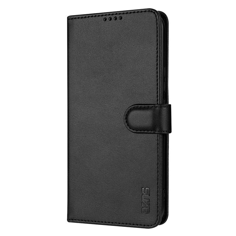 AZNS For Oppo Reno13 Pro 5G Case PU Leather Wallet Phone Cover - Black