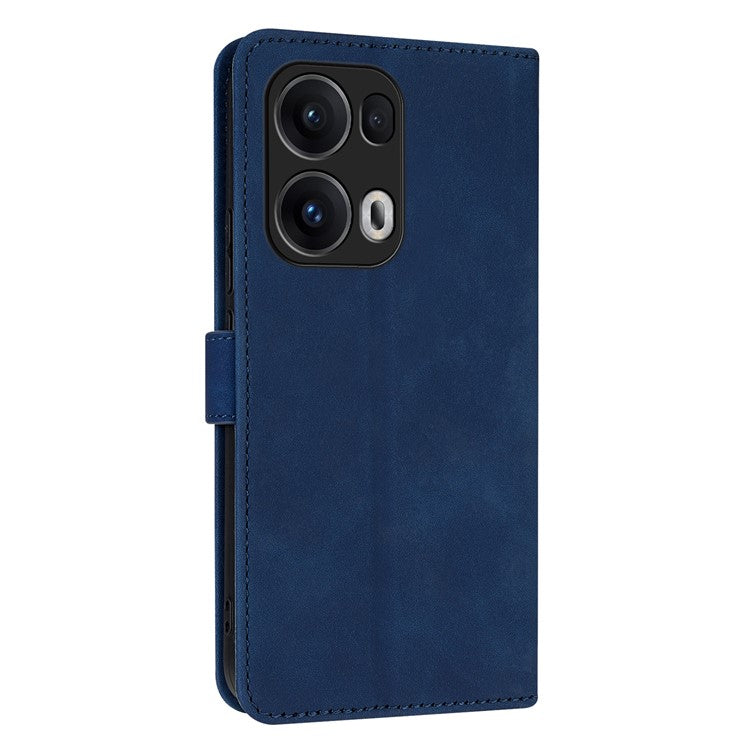 AZNS For Oppo Reno13 Pro 5G Case PU Leather Wallet Phone Cover - Blue