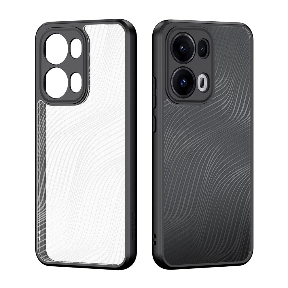 For Oppo Reno13 Pro 5G Case DUX DUCIS Aimo Series TPU+PC Matte Drop-proof Phone Cover (REACH Certification) - Black