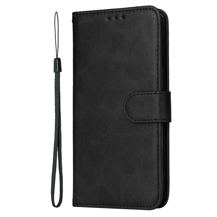 For Oppo Reno13 F 5G Case Wallet PU Leather Folio Flip Phone Cover - Black