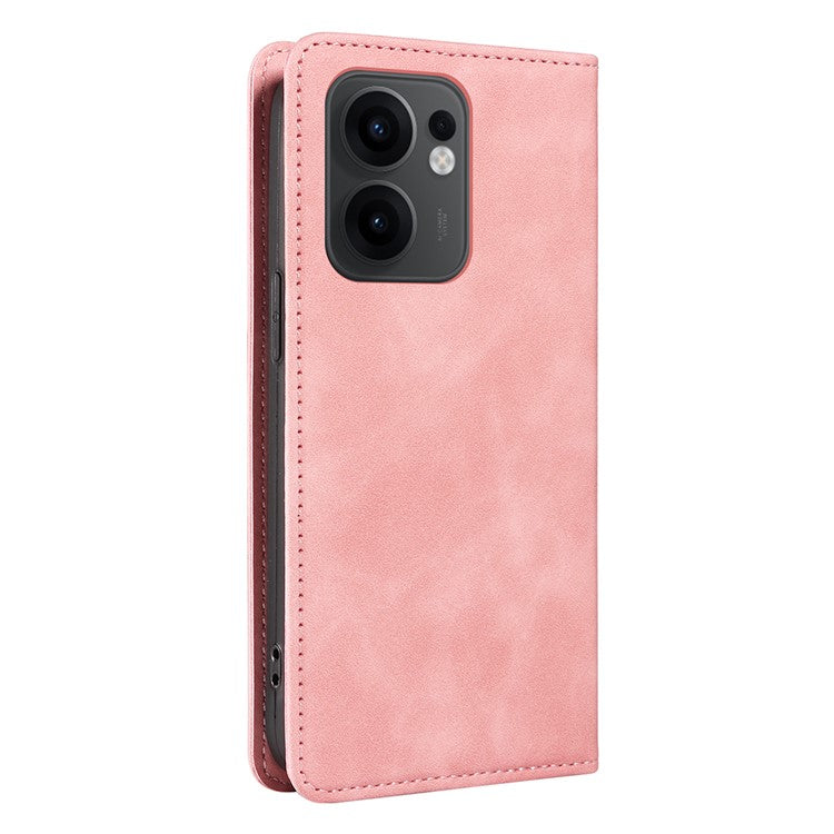 BETOPNICE 003 For Oppo Reno13 F 5G Wallet Case Leather Phone Cover with Stand - Pink