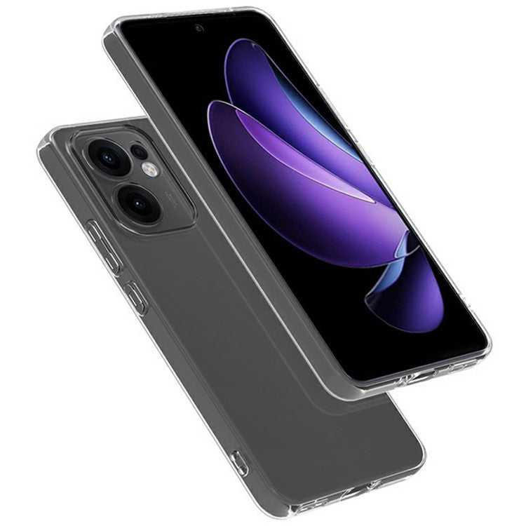 For Oppo Reno13 F 5G Clear Phone Case Ultra-Thin Flexible TPU Back Cover
