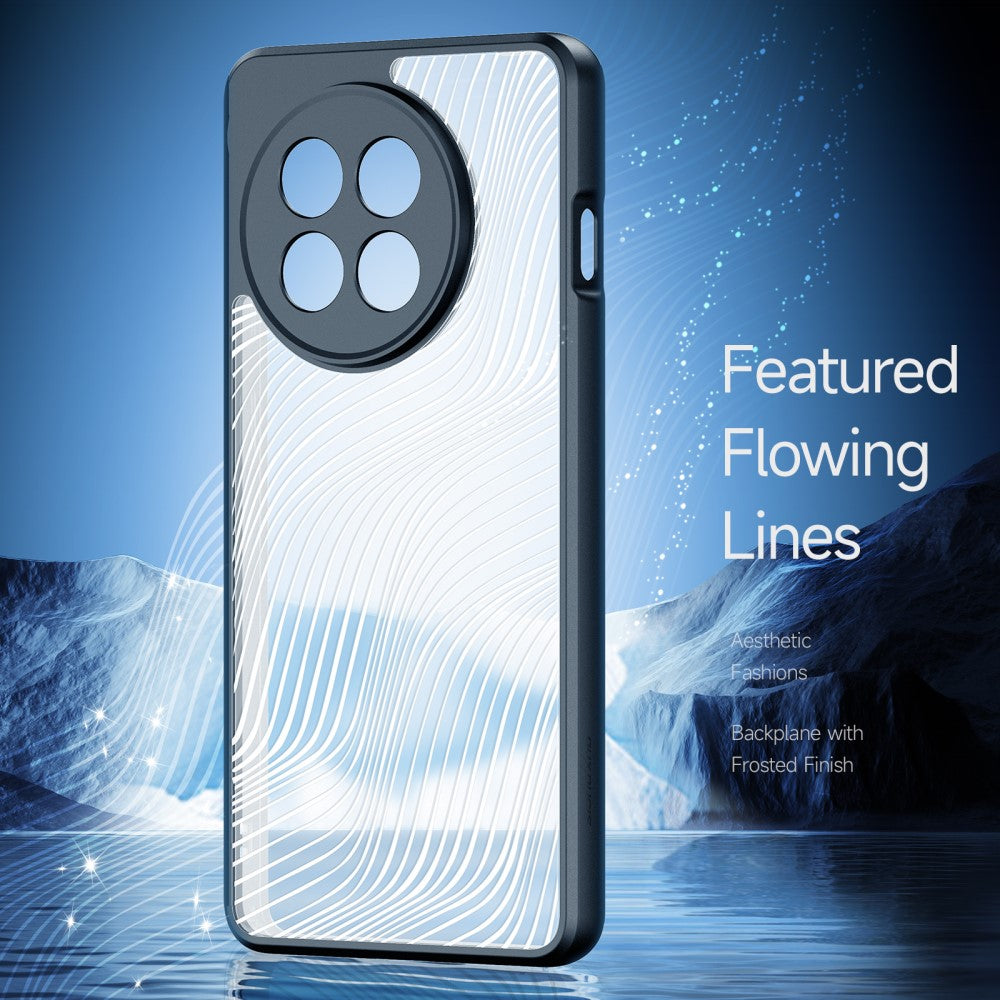 For OnePlus Ace 5 Pro 5G / OnePlus 13R 5G / OnePlus Ace 5 5G Case DUX DUCIS Aimo Series TPU+PC Matte Drop-proof Phone Cover (REACH Certification) - Black