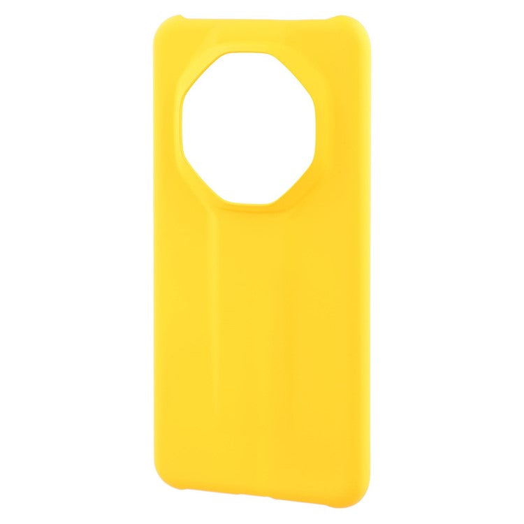 For Huawei Mate 70 Pro Case Hard PC Frosted Minimalist Phone Cover - Yellow