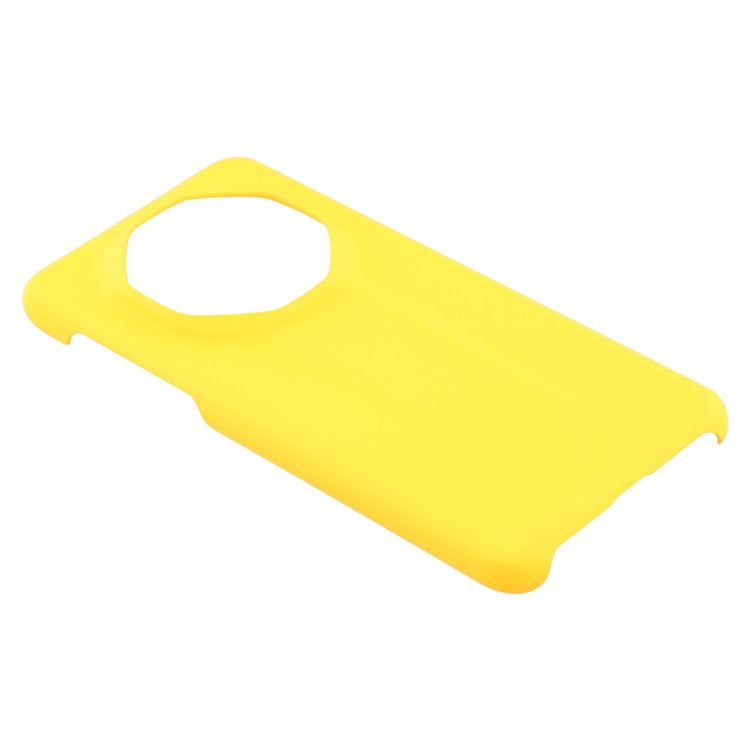 For Huawei Mate 70 Pro Case Hard PC Frosted Minimalist Phone Cover - Yellow