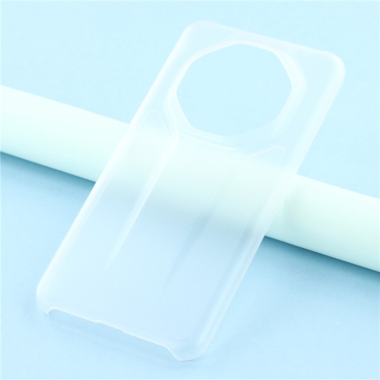 For Huawei Mate 70 Pro Case Hard PC Frosted Minimalist Phone Cover - Transparent