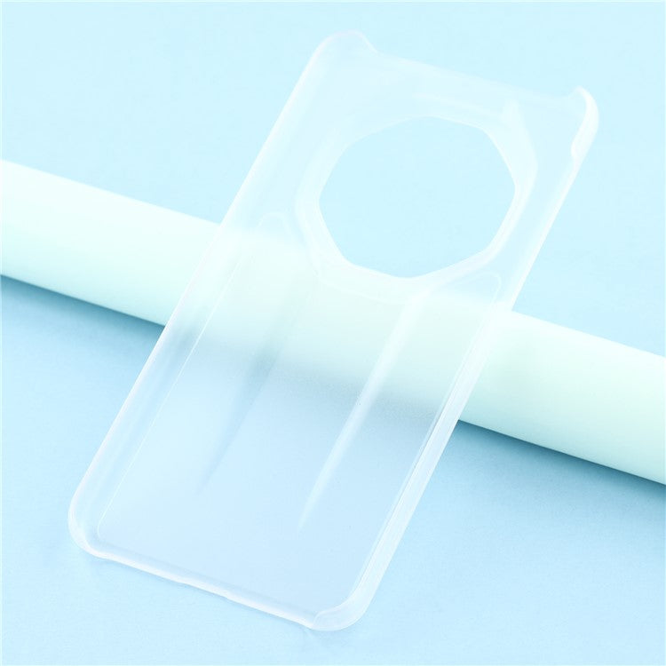 For Huawei Mate 70 Pro Case Hard PC Frosted Minimalist Phone Cover - Transparent