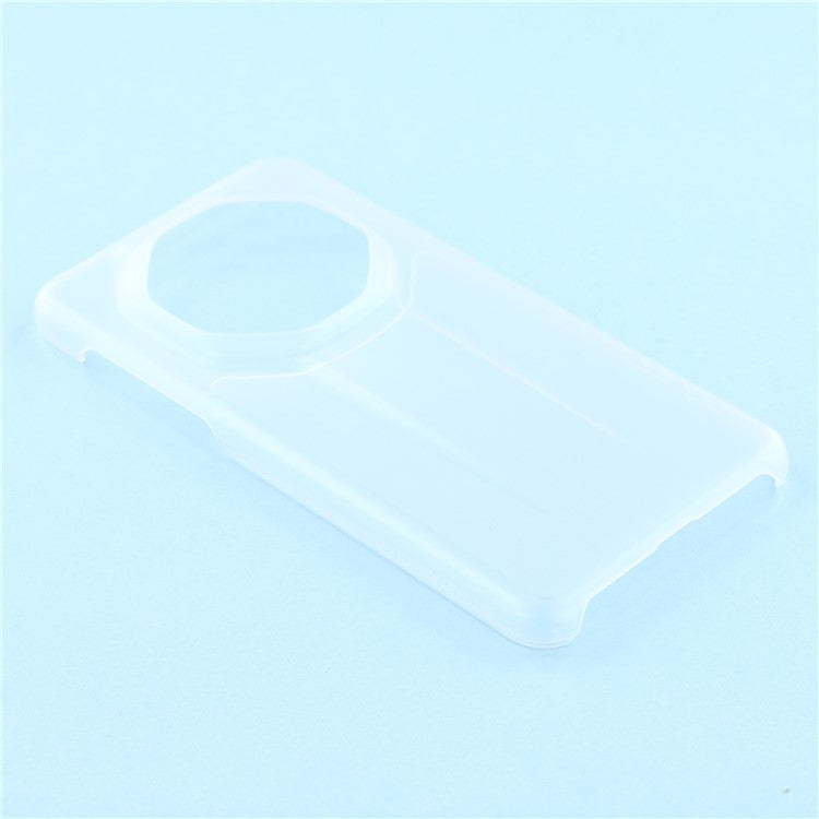 For Huawei Mate 70 Pro Case Hard PC Frosted Minimalist Phone Cover - Transparent