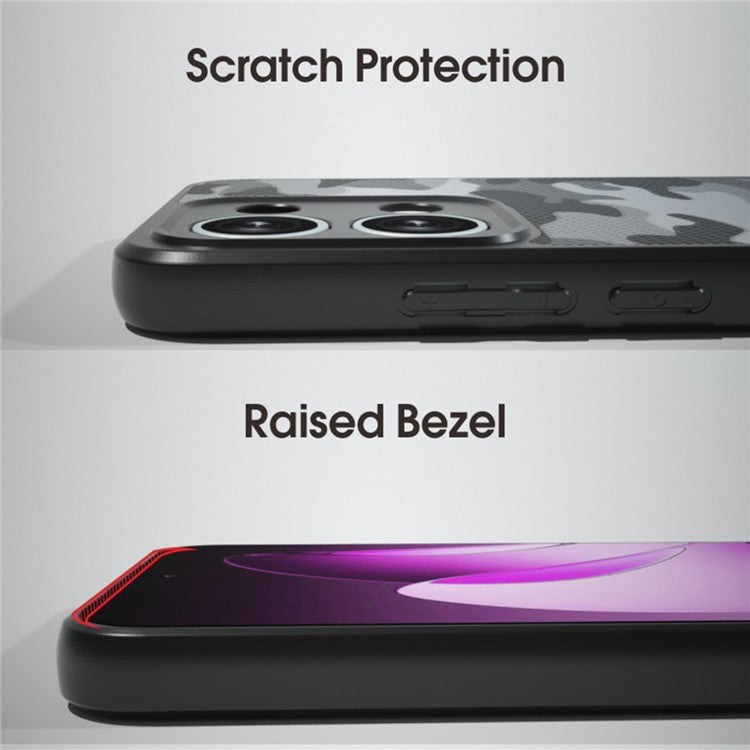 IBMRS For Oppo Reno13 Pro 5G Case TPU + PC Heavy Duty Shockproof Phone Cover - Matte Black