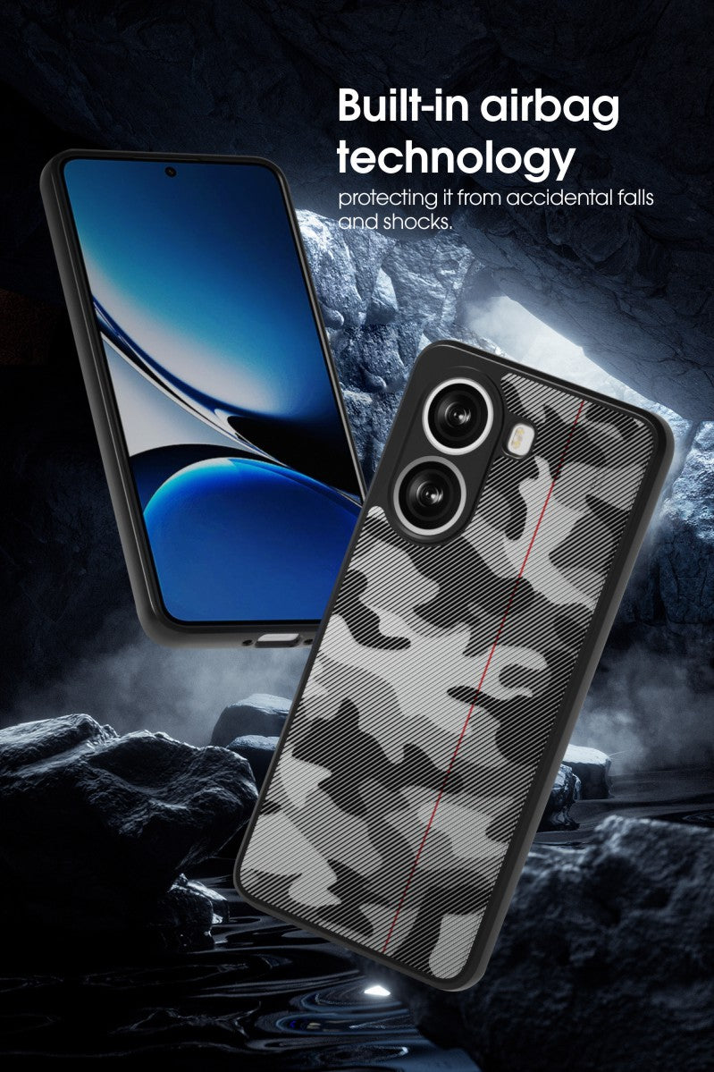 IBMRS For Xiaomi Redmi Turbo 4 5G / Poco X7 Pro 5G Case TPU + PC Heavy Duty Shockproof Phone Cover - Artistic Camouflage