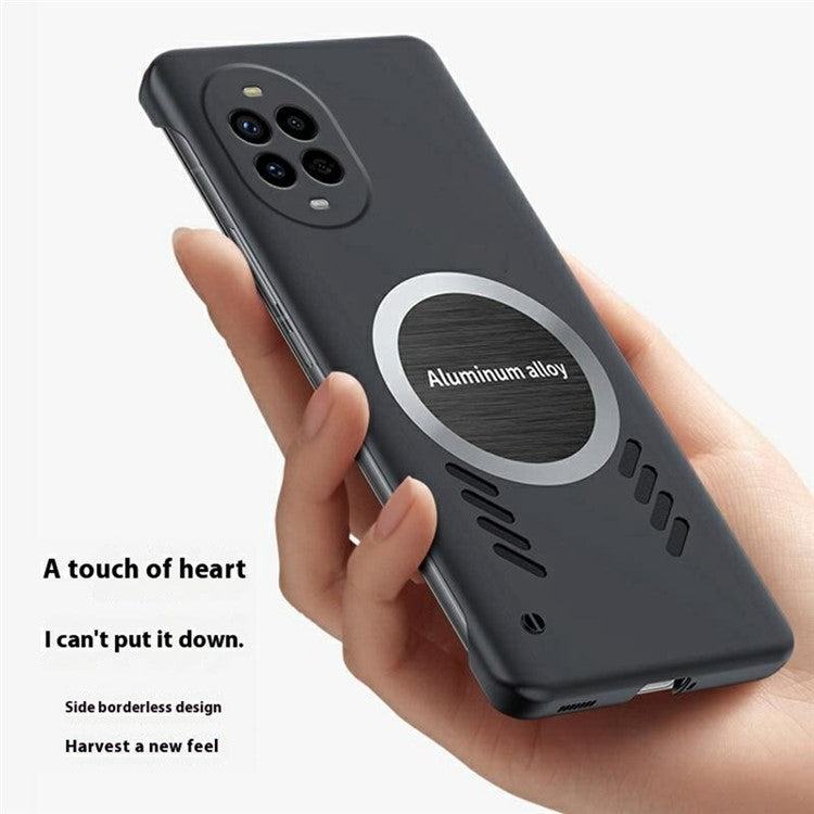 For Huawei nova 13 Pro 5G Case Hard PC Frameless Heat Dissipation Phone Cover - Black