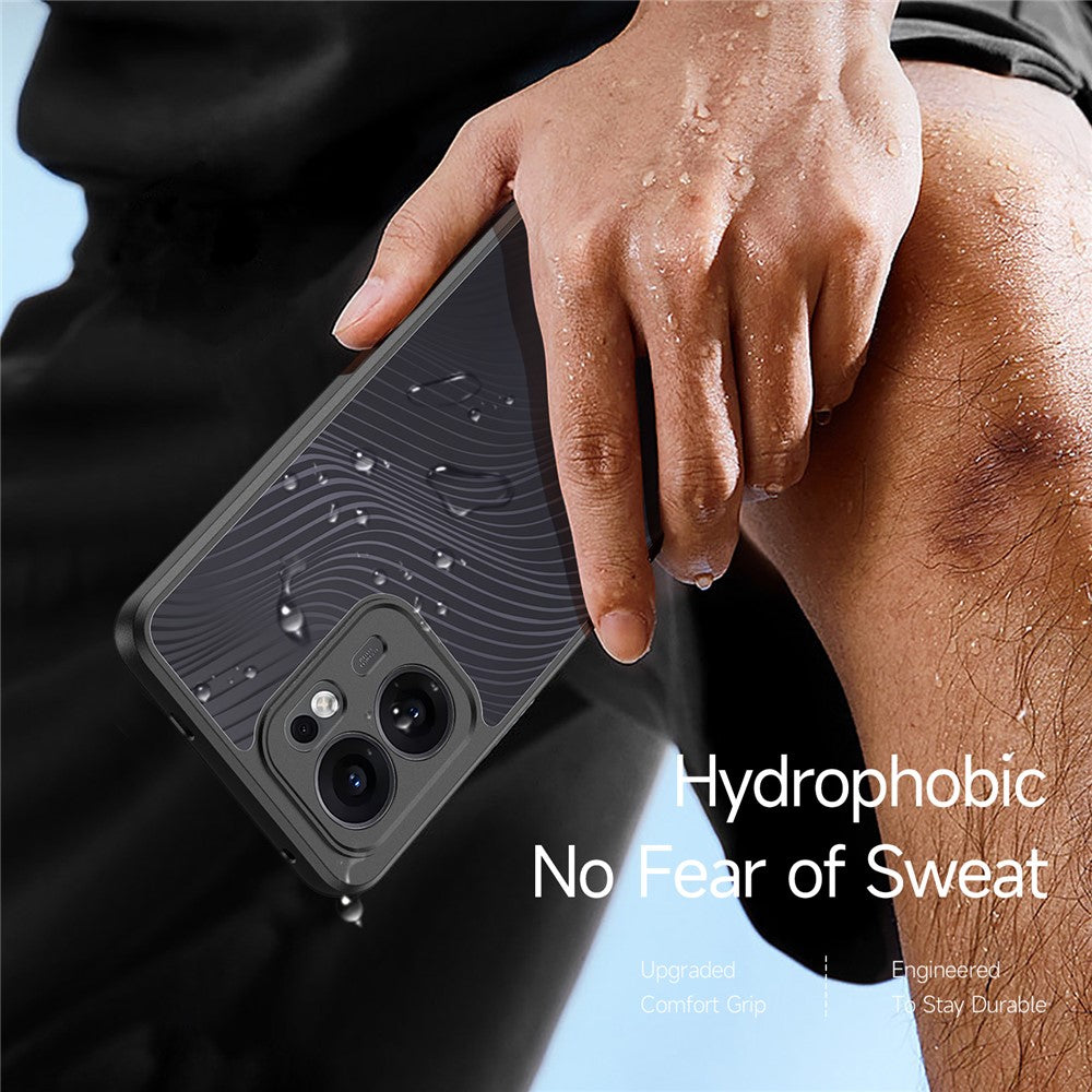 For Oppo Reno13 F 4G / Oppo Reno13 F 5G Case DUX DUCIS Aimo Series TPU+PC Matte Drop-proof Phone Cover (REACH Certification) - Black