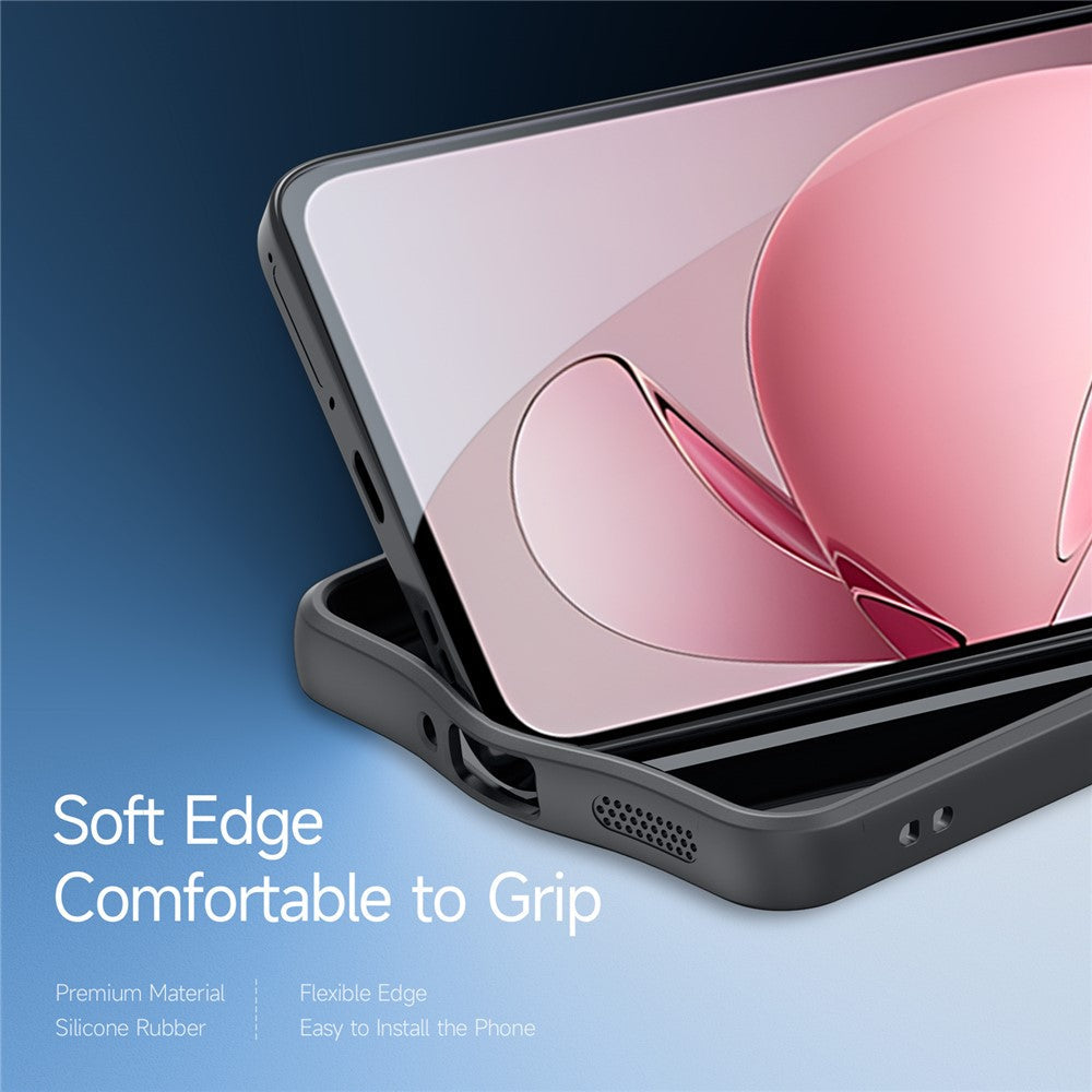 For Oppo Reno13 F 4G / Oppo Reno13 F 5G Case DUX DUCIS Aimo Series TPU+PC Matte Drop-proof Phone Cover (REACH Certification) - Black