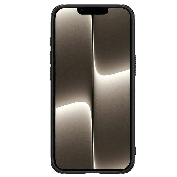 NILLKIN Frosted Shield Pro For iPhone 16e Case Matte PC + TPU Phone Cover - Black