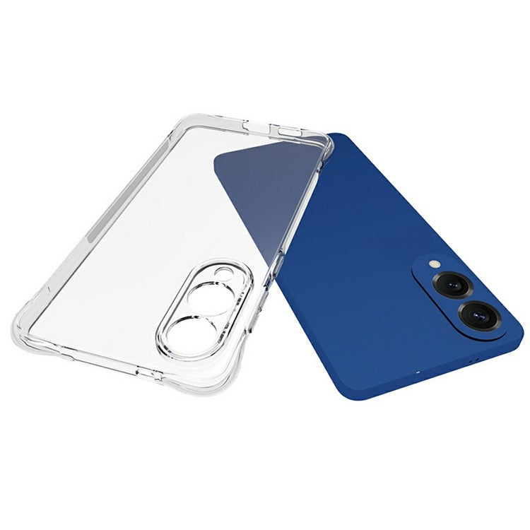 For Samsung Galaxy S25 Edge  /  S25 Slim TPU Phone Case Non Slip Transparent Mobile Phone Cover