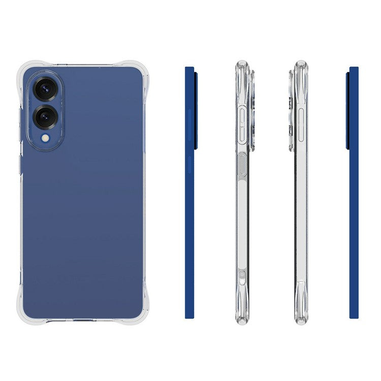 For Samsung Galaxy S25 Edge  /  S25 Slim TPU Phone Case Non Slip Transparent Mobile Phone Cover