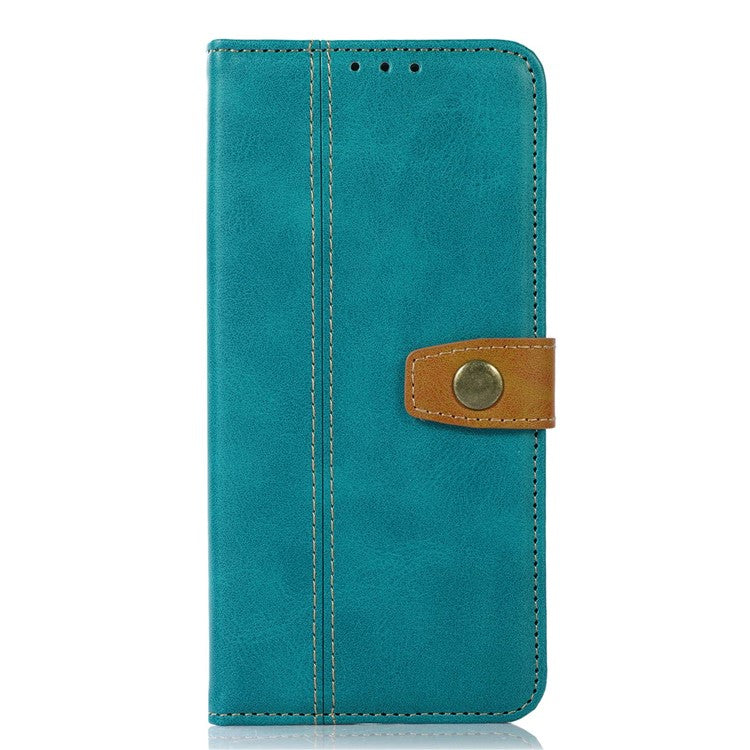For iPhone 16e Case Calf Texture Flip Leather Phone Cover - Light Green