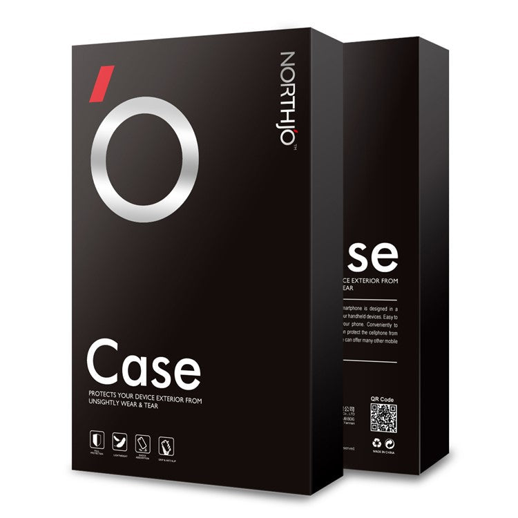 NORTHJO For iPhone 16e Clear Case Soft TPU Phone Cover with Tempered Glass Screen Protector