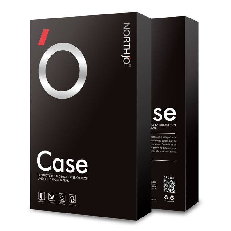 NORTHJO For iPhone 16e TPU Phone Case Set with Front Screen Protector + Lens Film