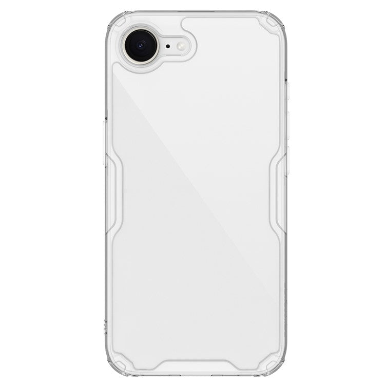 NILLKIN Nature Pro Series For iPhone 16e Case PC + TPU Anti-Scratch Clear Back Cover