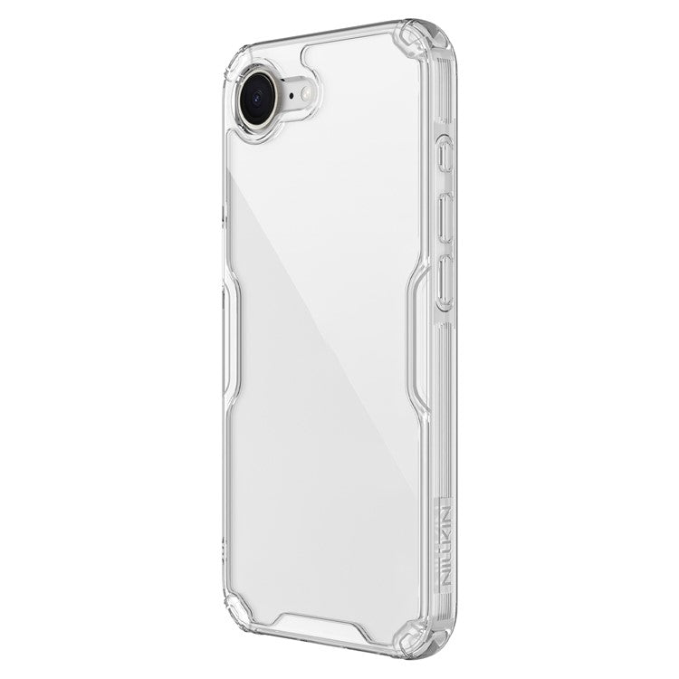 NILLKIN Nature Pro Series For iPhone 16e Case PC + TPU Anti-Scratch Clear Back Cover