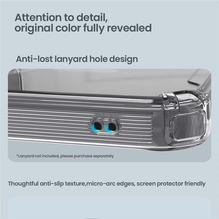 NILLKIN Nature Pro Series For iPhone 16e Case PC + TPU Anti-Scratch Clear Back Cover