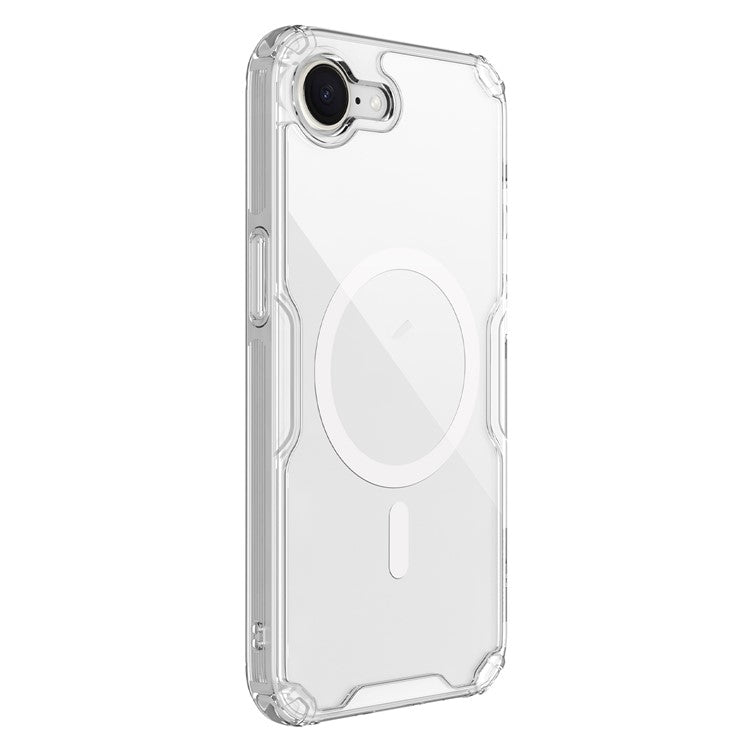 NILLKIN Nature Pro Series for iPhone 16e Case Compatible with MagSafe TPU + PC Ultra Clear Phone Case