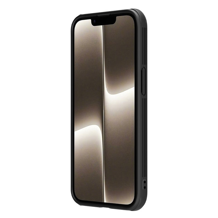 NILLKIN Camshield Pro Series for iPhone 16e Case PC + TPU Slide Camera Lid Phone Cover - Black